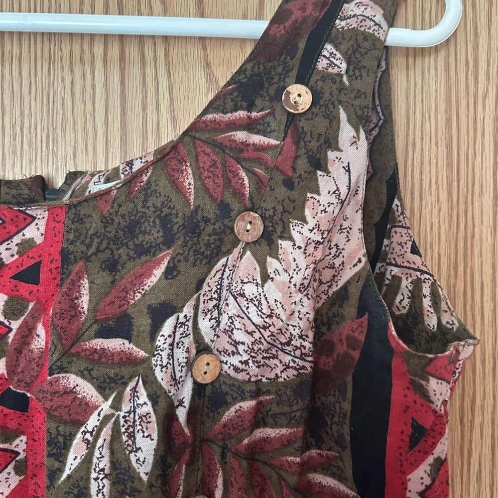 Fair Set Bohemian Tribal Print Midi Dress Size 12 - Picture 3 of 8